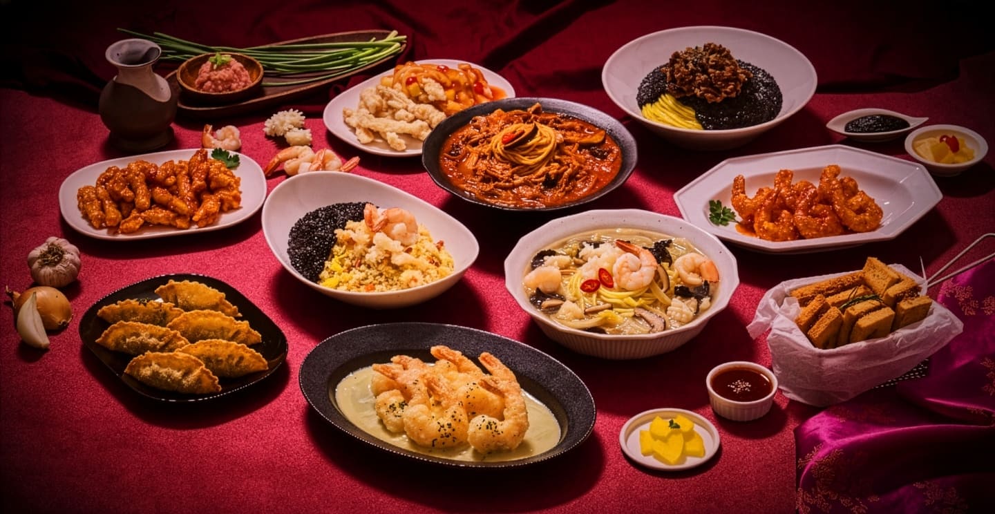 하루빈 전체 상차림 이미지